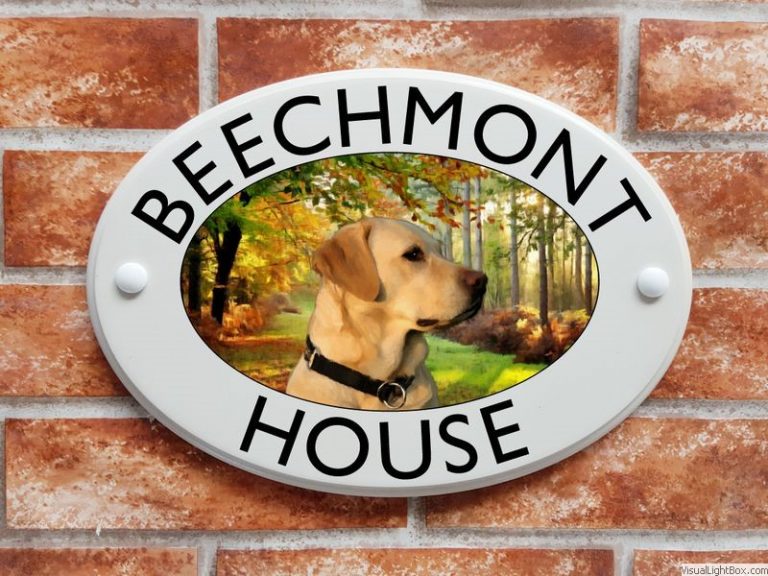 CERAMIC STYLE HOUSE SIGNS WITH PICTURES House Sign Maker